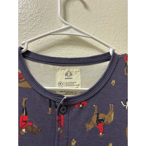 MENS ARBORIST Blue Thermal Long John Lounge Sleepwear M Canadian Mountees RCMP - Picture 4 of 5